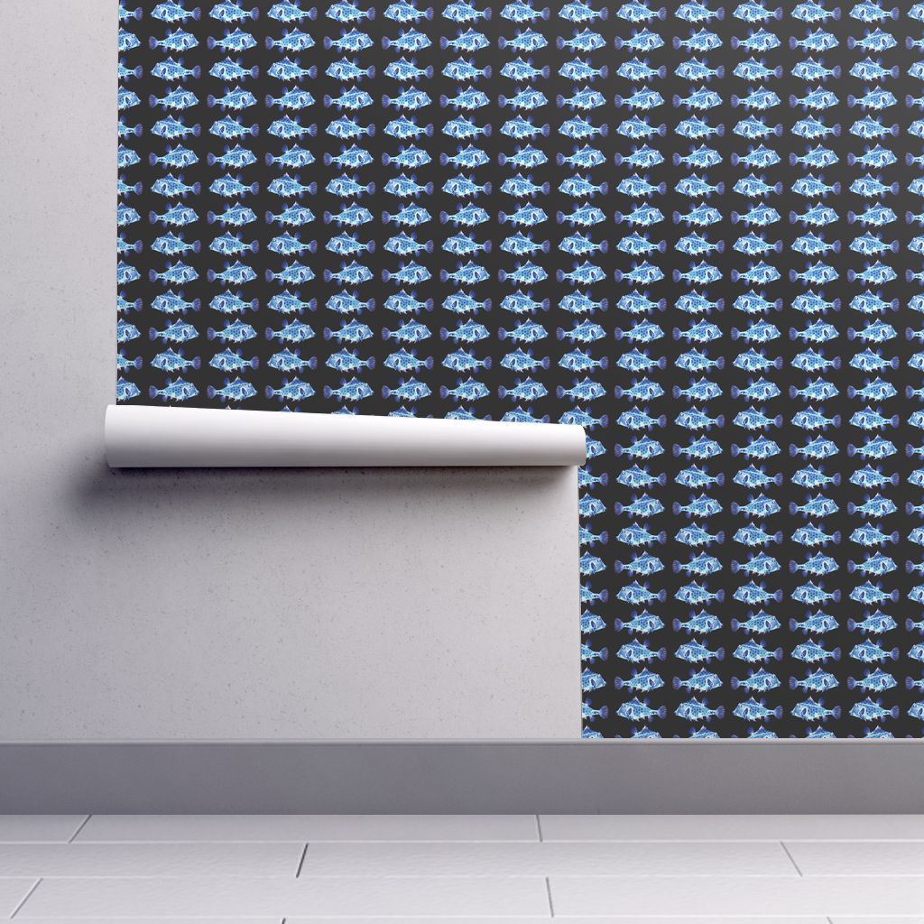 Isobar Durable Wallpaper Featuring Funny Glowing Little Fish