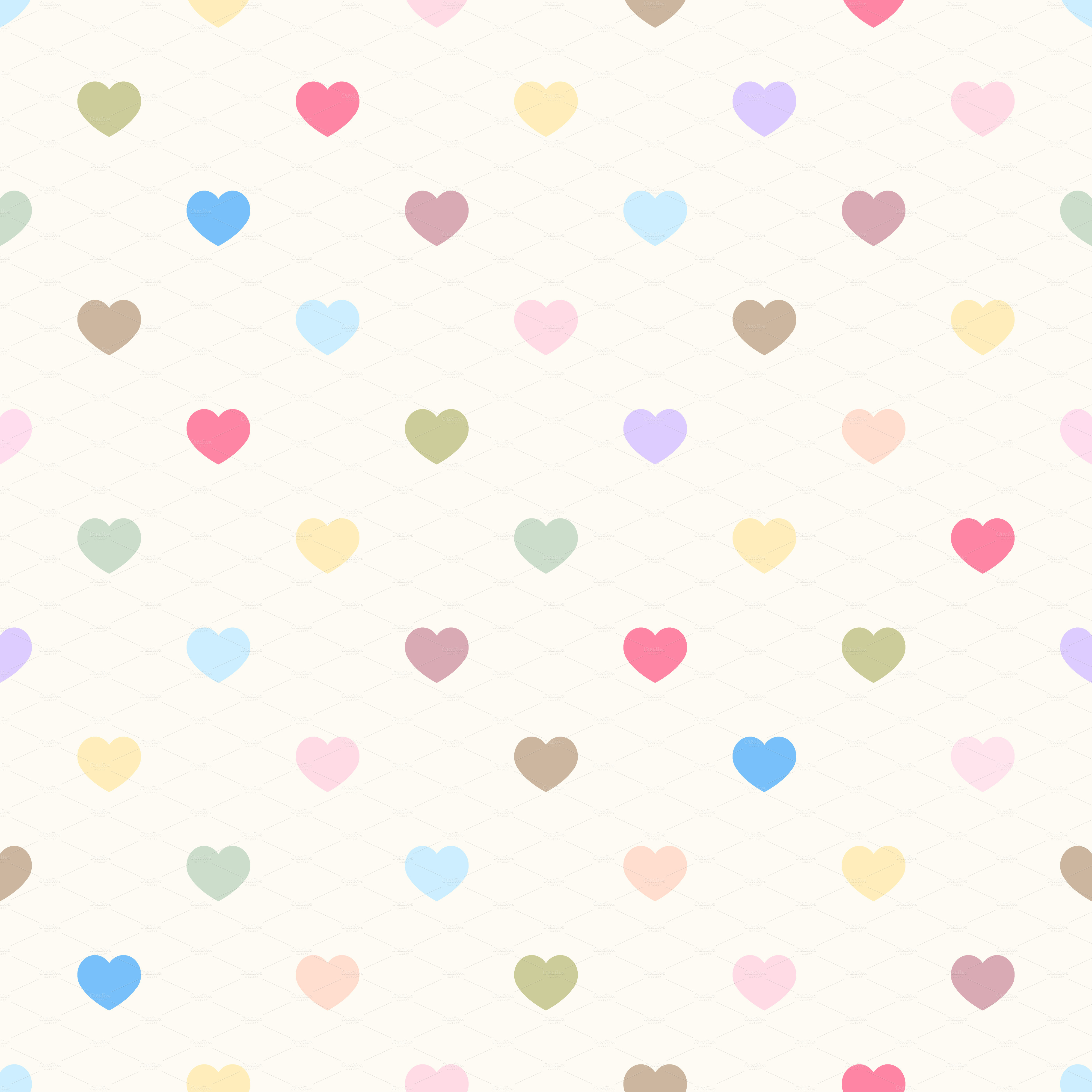 Cute Hearts Background