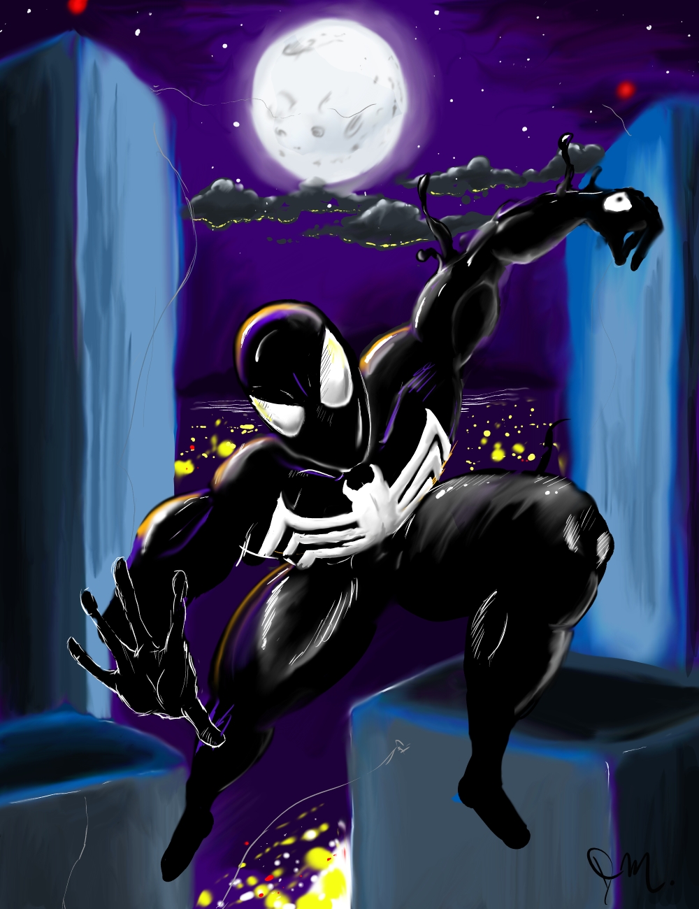 Symbiote Spider Man By Manualdanual