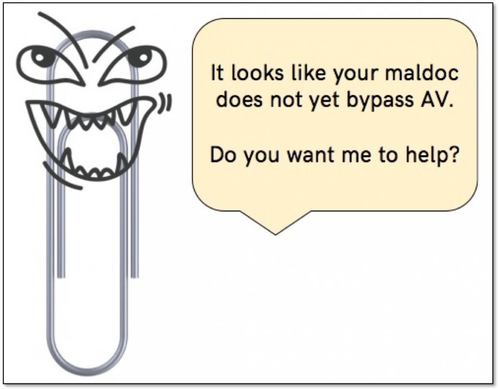 Evil Clippy Can Bypass Antivirus Products To Infect Microsoft