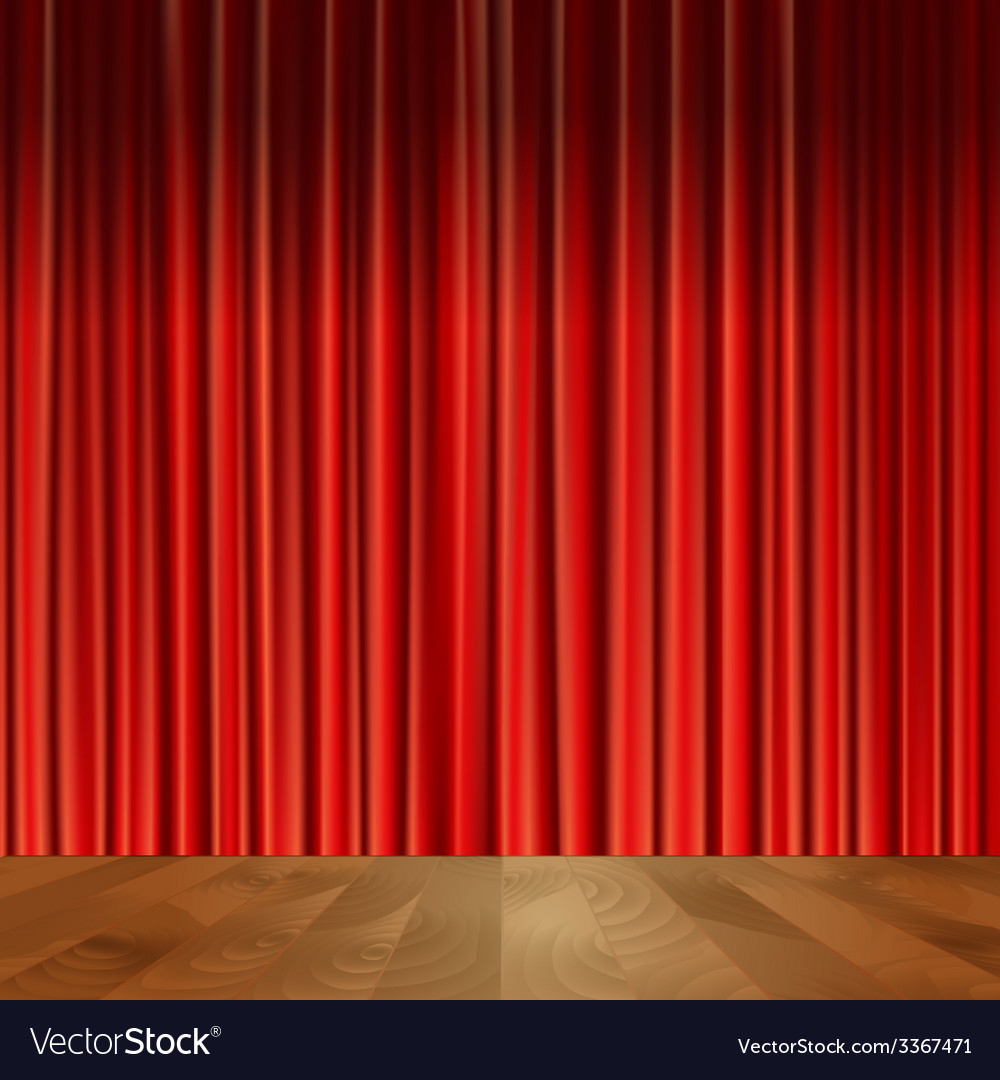Theater Curtains Background Royalty Vector Image