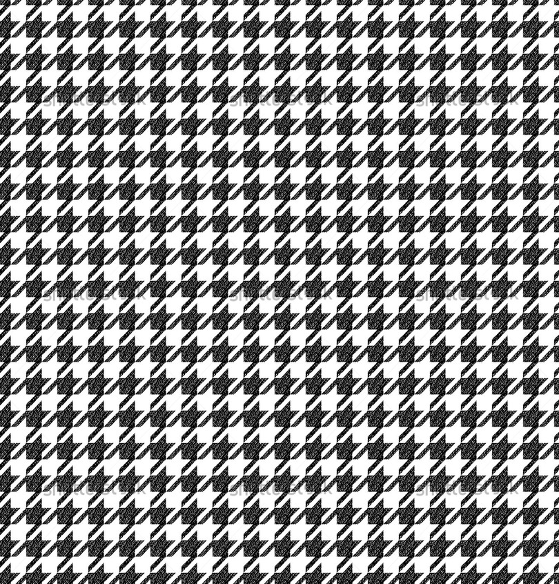 Example Image Of Houndstooth Black And White Classic Seamless Pattern