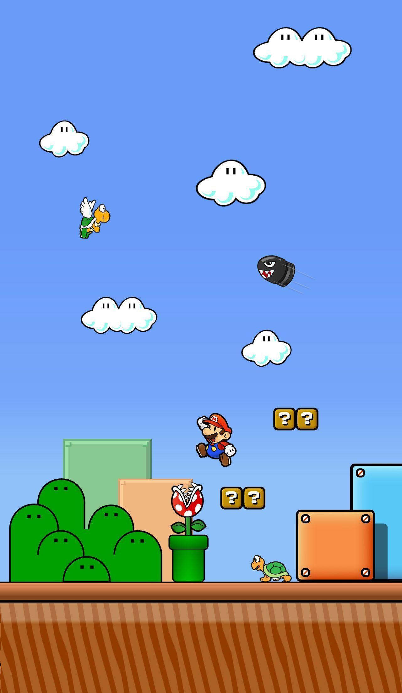 Mario iPhone Wallpapers on