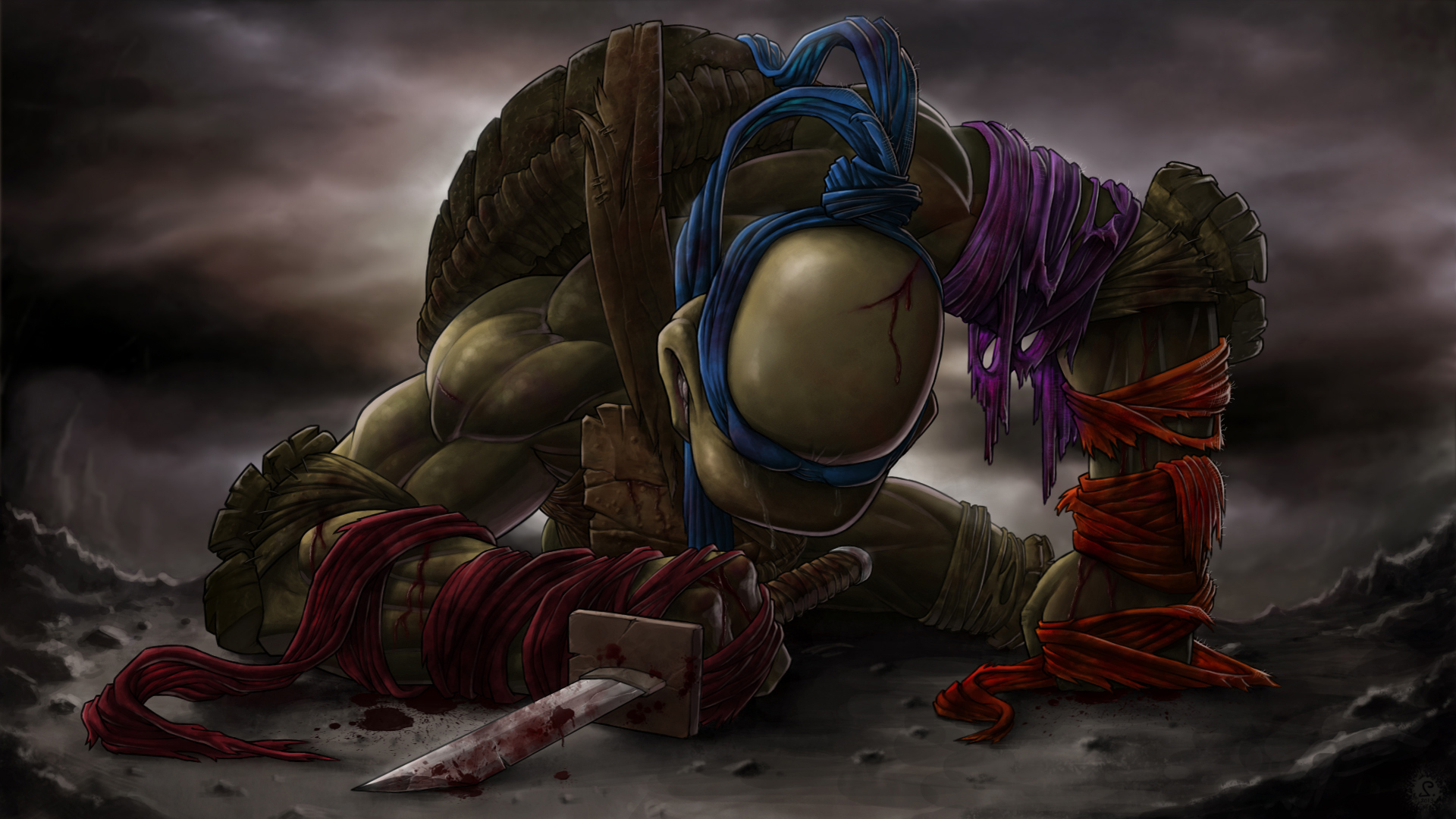 Leonardo Teenage Mutant Ninja Turtles HD Background Wallpaper