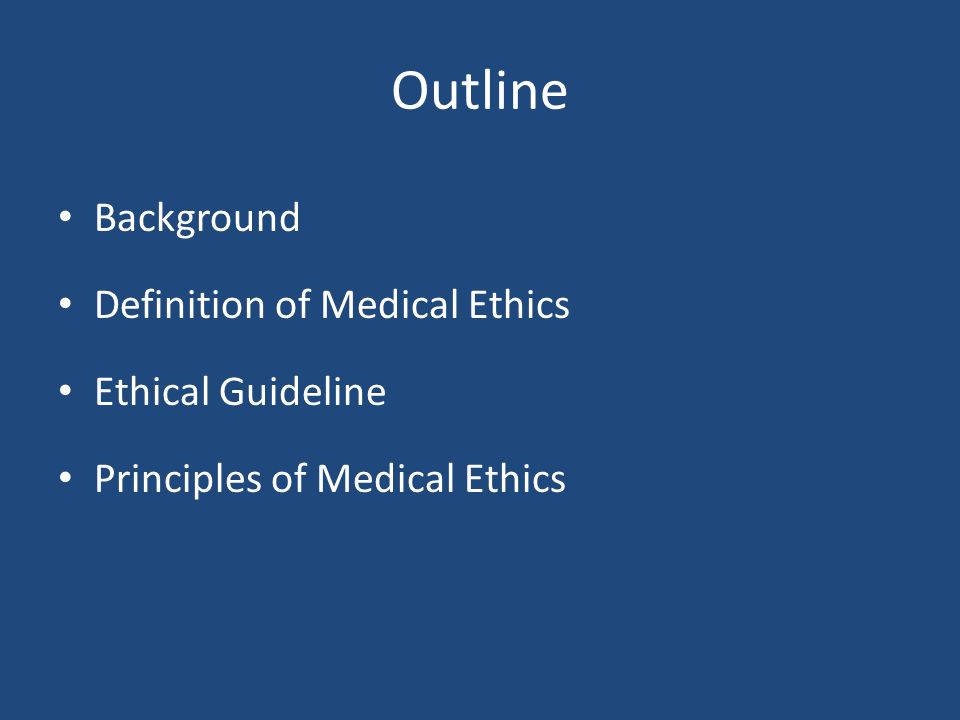 Medical Ethics By Shauna O Sullivan Ppt Video Online