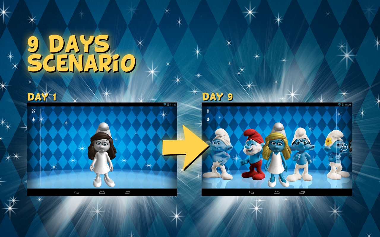 Smurfs 3d Live Wallpaper For Android The