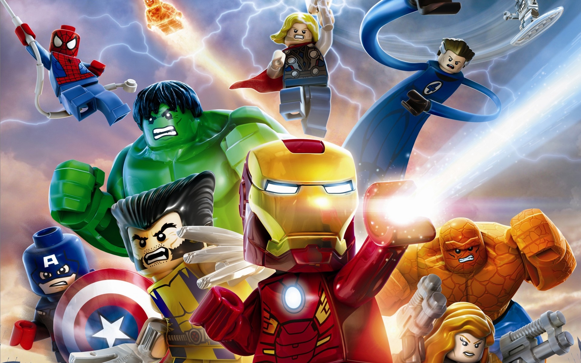 LEGO Marvel Super Heroes HD Wallpaper Background Image