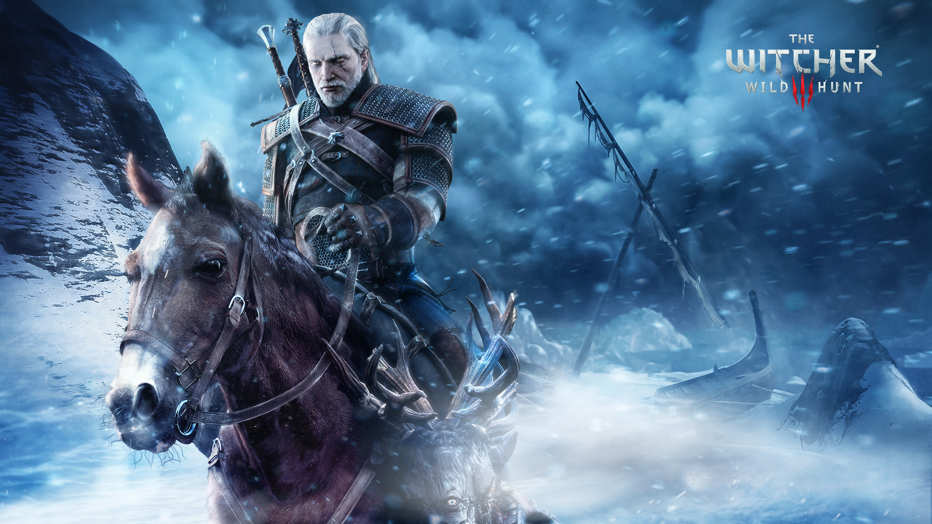 The Witcher Wild Hunt Full HD Wallpaper And Background