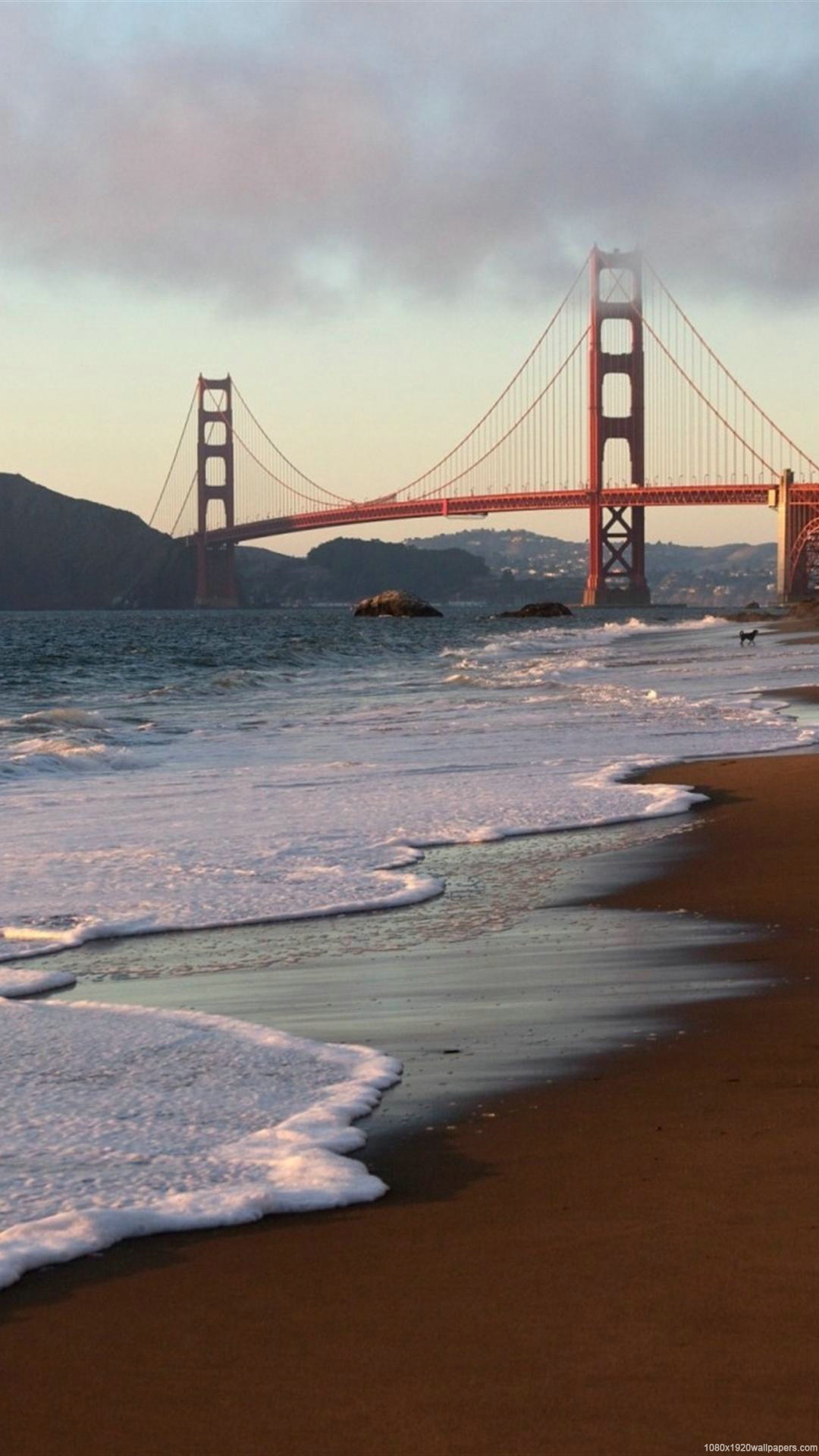 Nature Coast Bridge Sand San Francisco Wallpaper HD