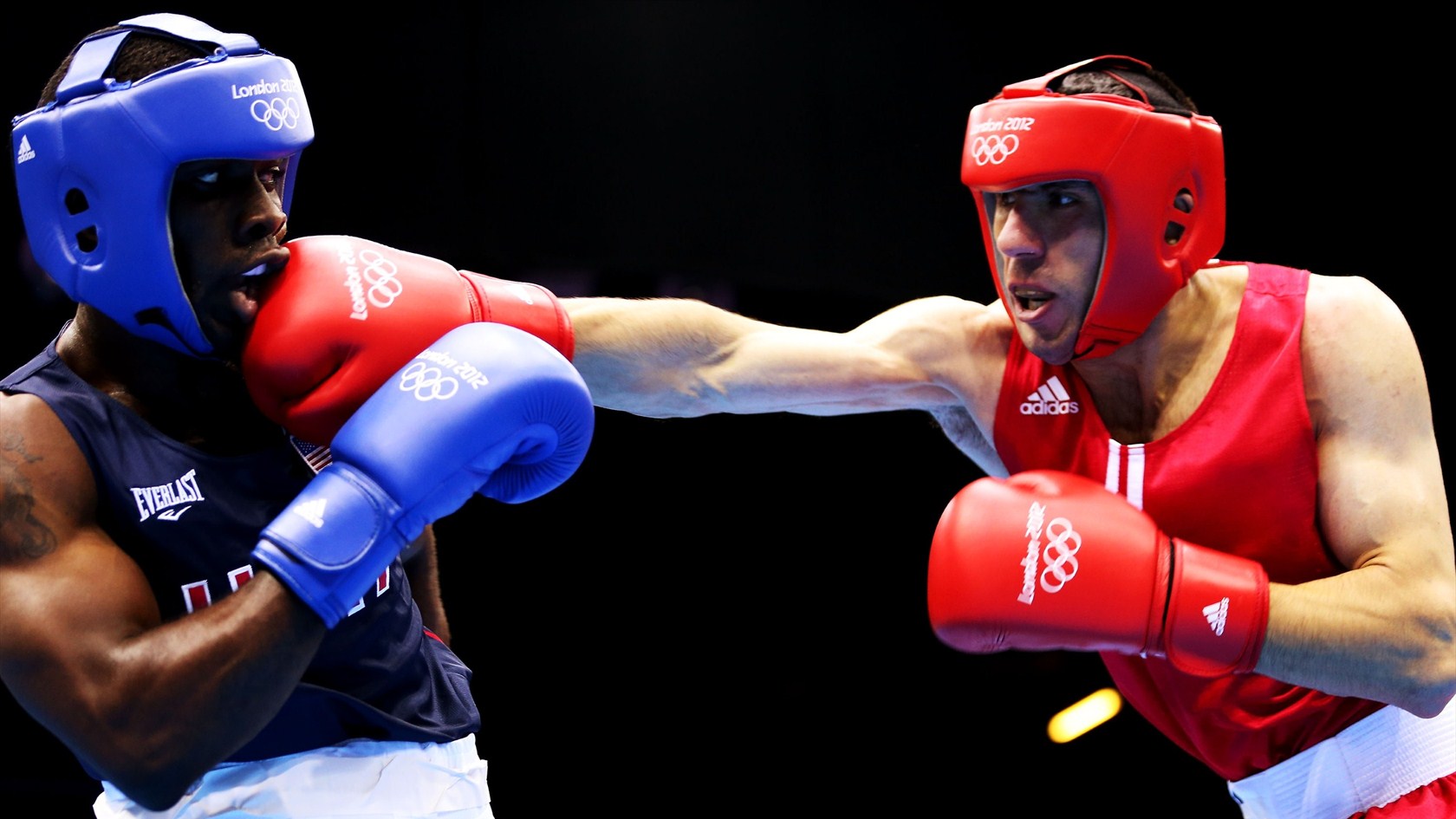 Armenian Hakobyan Punching Gausha Boxing Olymics HD Wallpaper