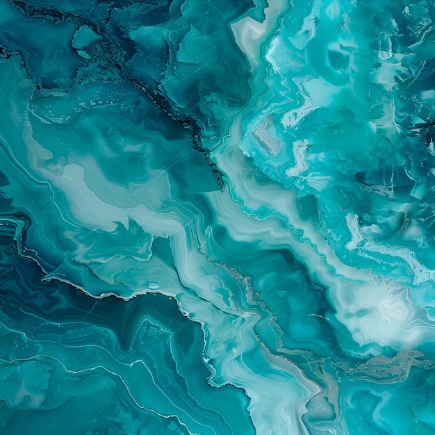 Teal Marble Background Wallpaper