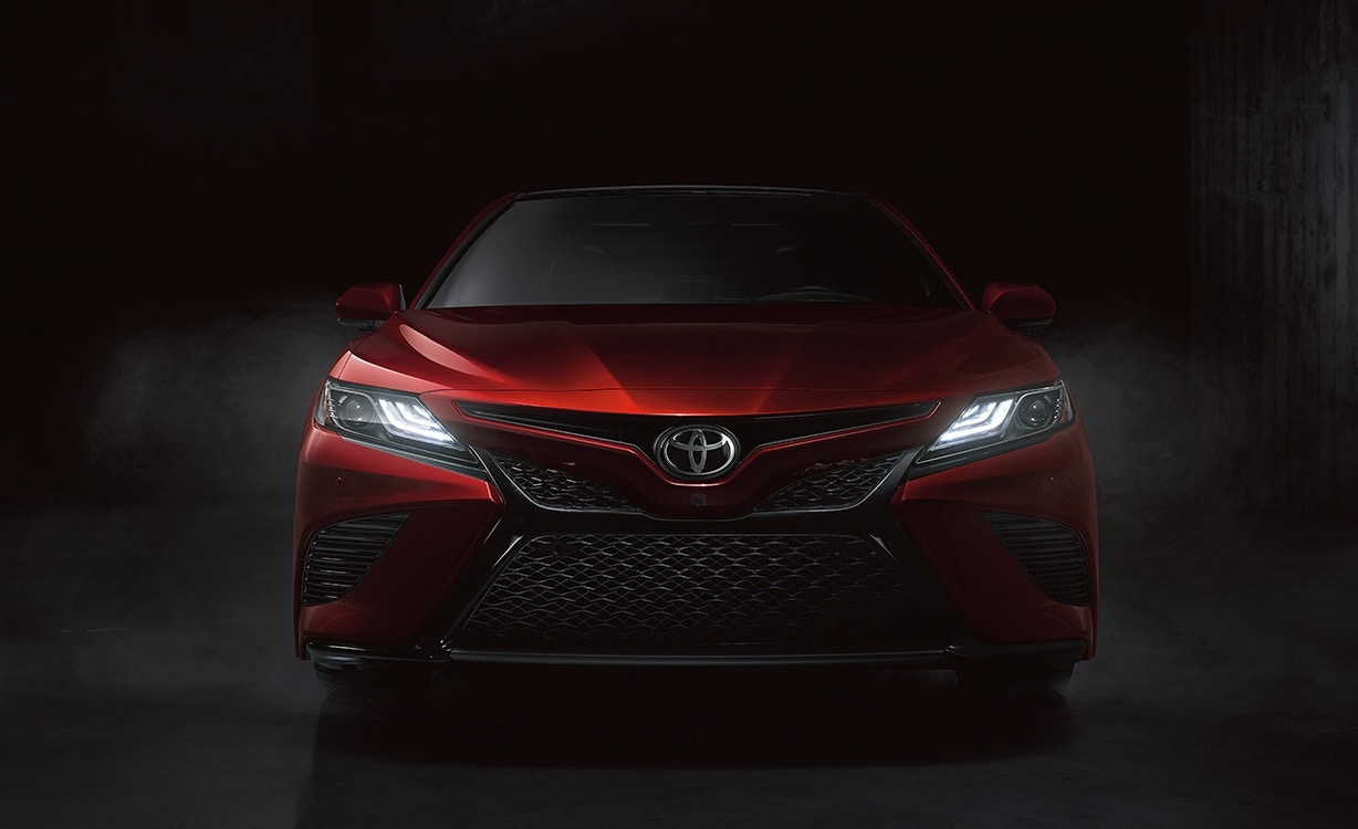 Toyota Camry Red Color Front HD Wide Wallpaper Cars In