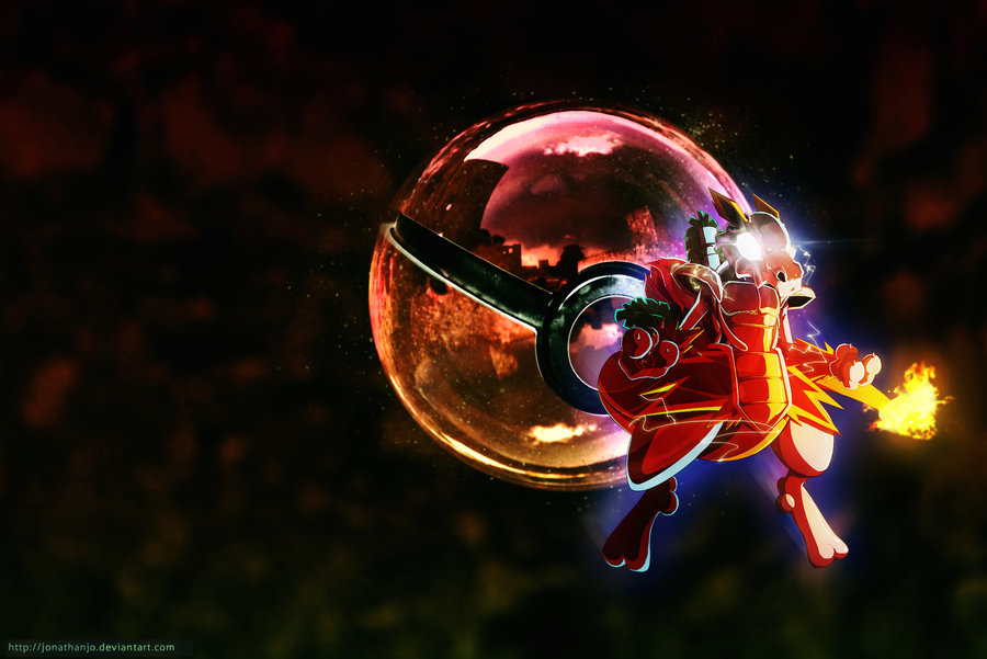 Pokeball Of Mewtwo Omega By Jonathanjo