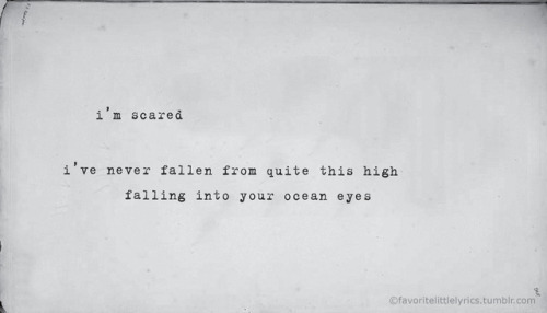 ocean eyes lyrics Tumblr 500x286