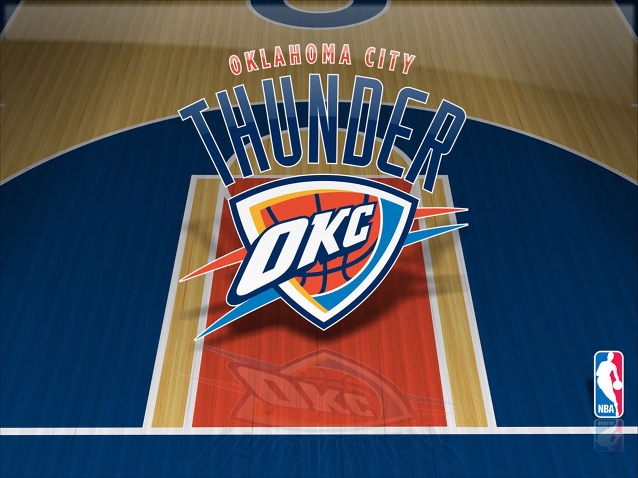 Oklahoma City Thunder Desktop Widescreen Wallpaper