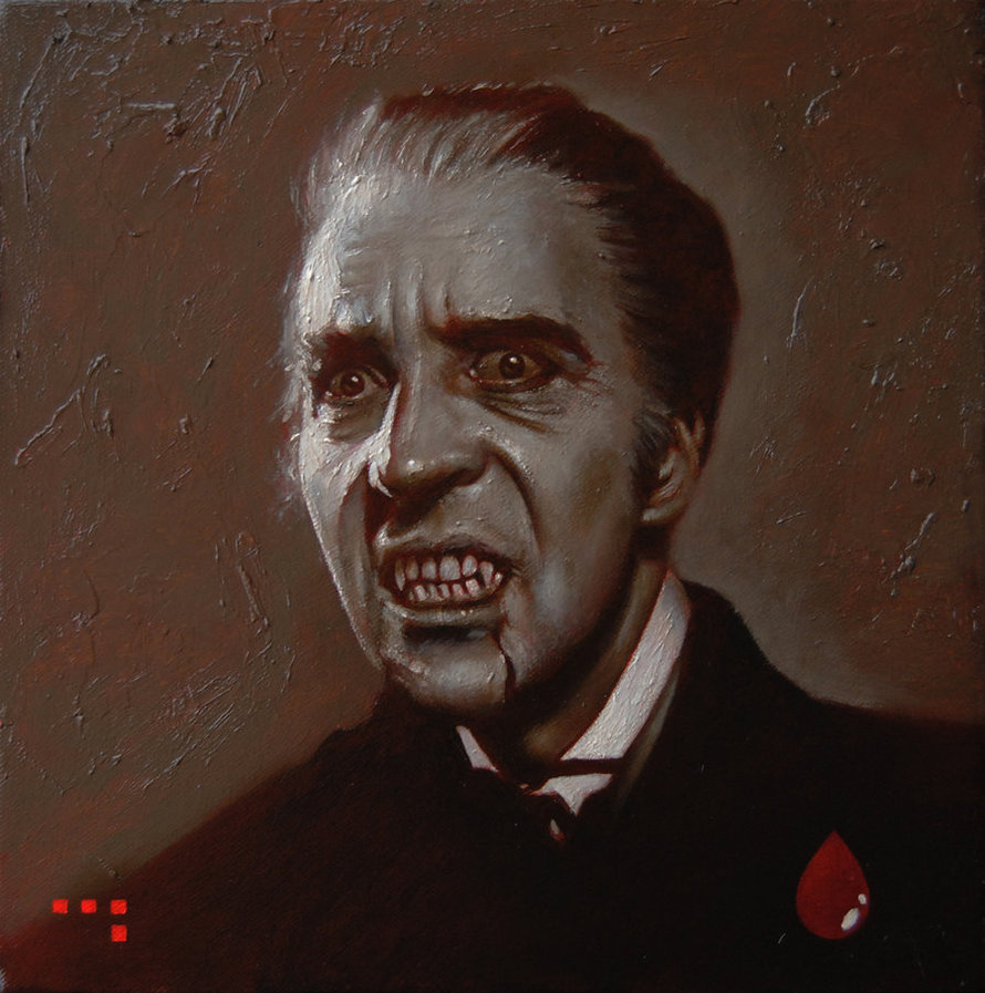 Christopher Lee As Dracula By Iconicafineart
