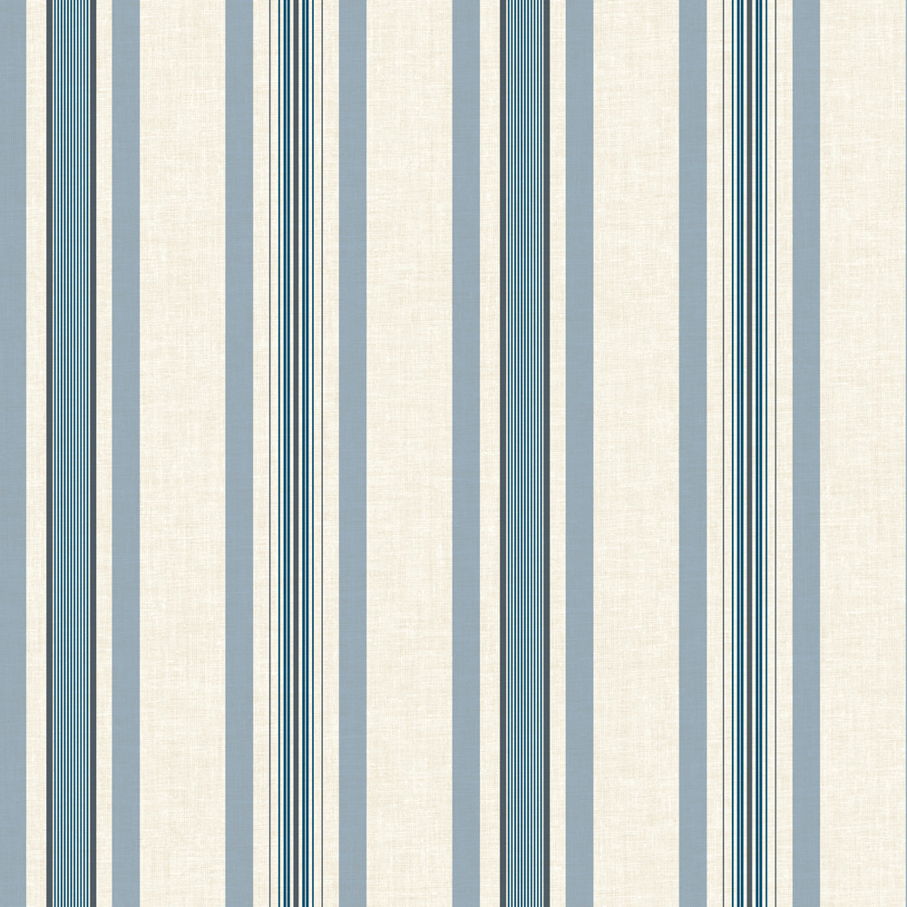 Ashford Pinstripe X Stripes Distressed Wallpaper