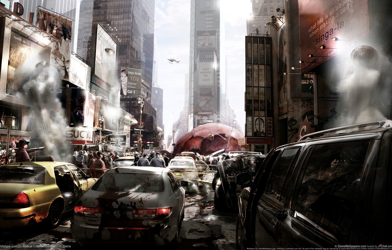 Wallpaper Machine The City People Prototype Chaos New York
