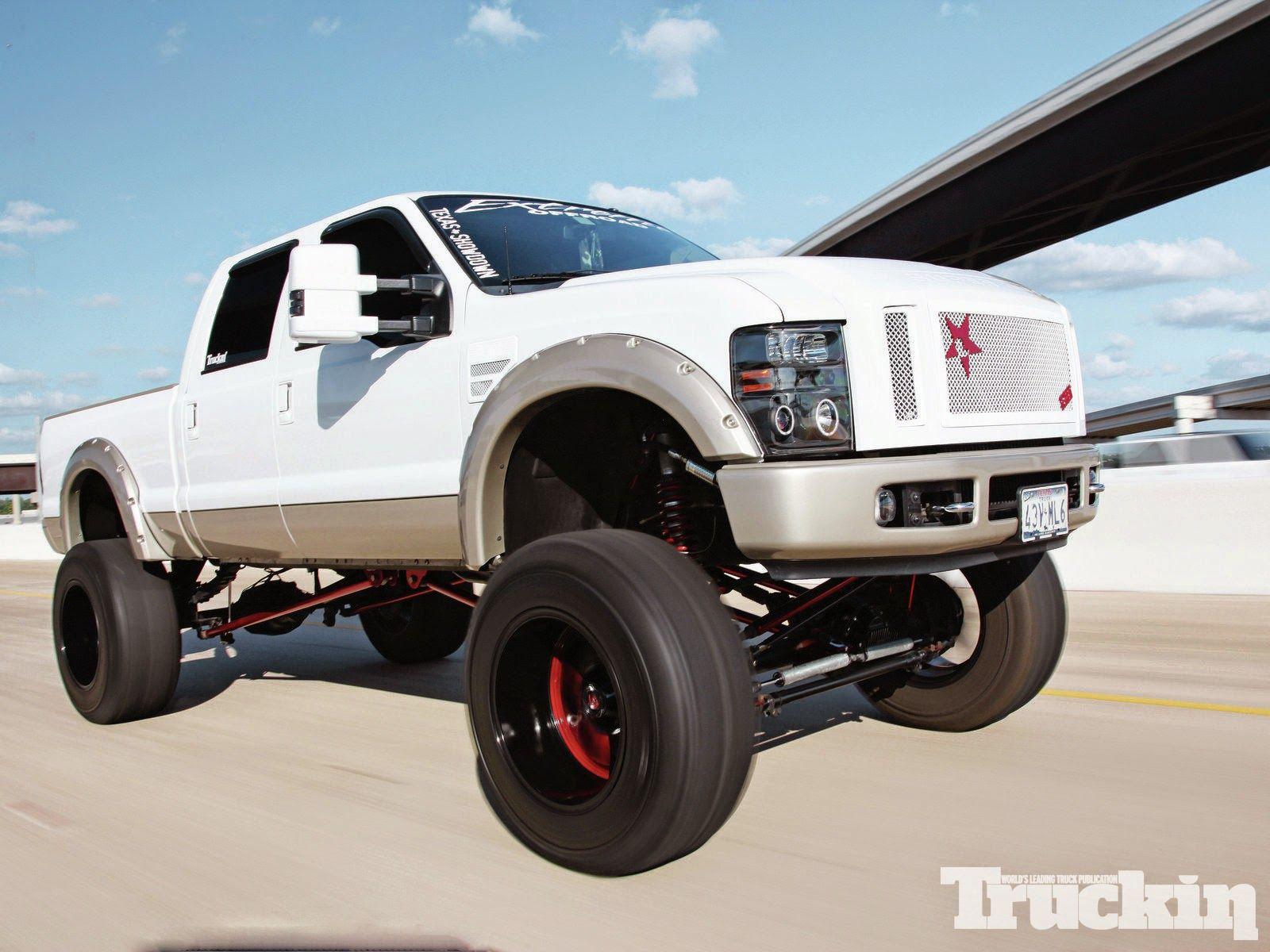 Lifted Truck Wallpaper Top Background