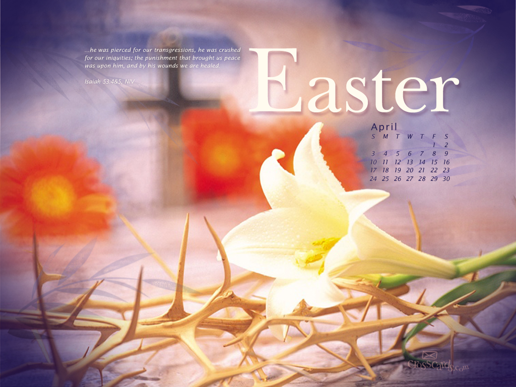 April Easter Wallpaper Christian