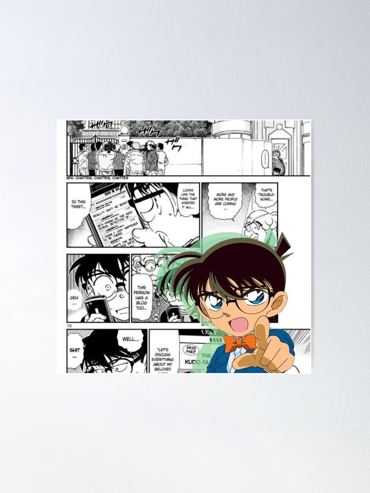 Detective Conan Manga Poster For Sale By Creativesbysheu