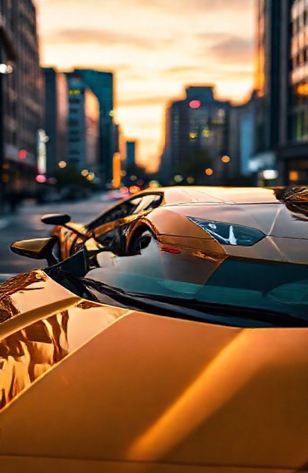 Gold Lamborghini Wallpaper