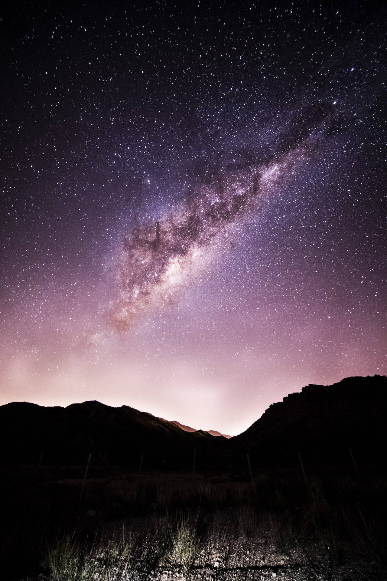 Purple Galaxy Wallpaper