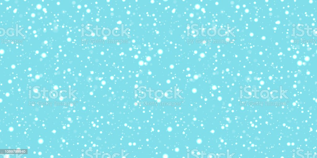 Snow Seamless Pattern Cute Snowflakes Background Winter Wallpaper