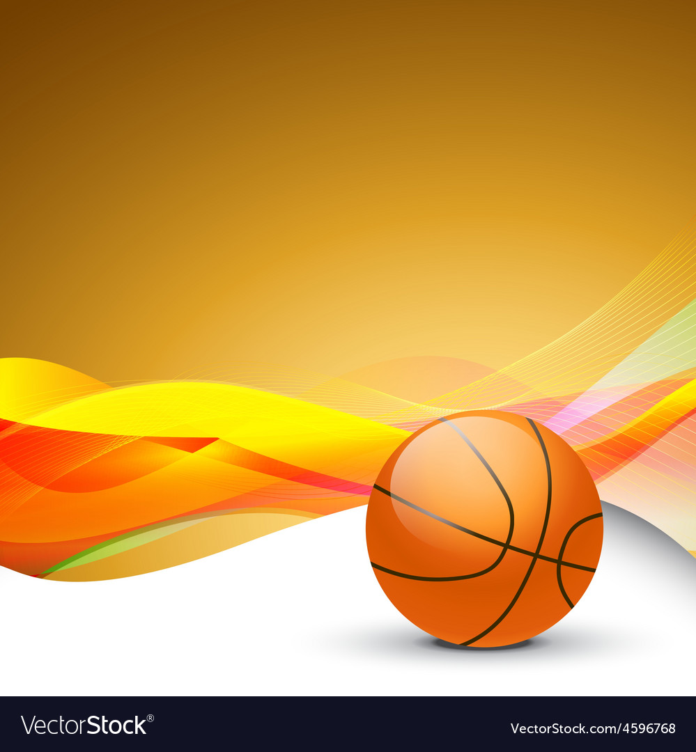 Stylish Background Basketball Royalty Vector Image