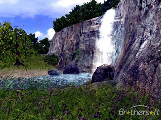 Free Live 3D Waterfall Screensaver Live 3D Waterfall Screensaver 640x480