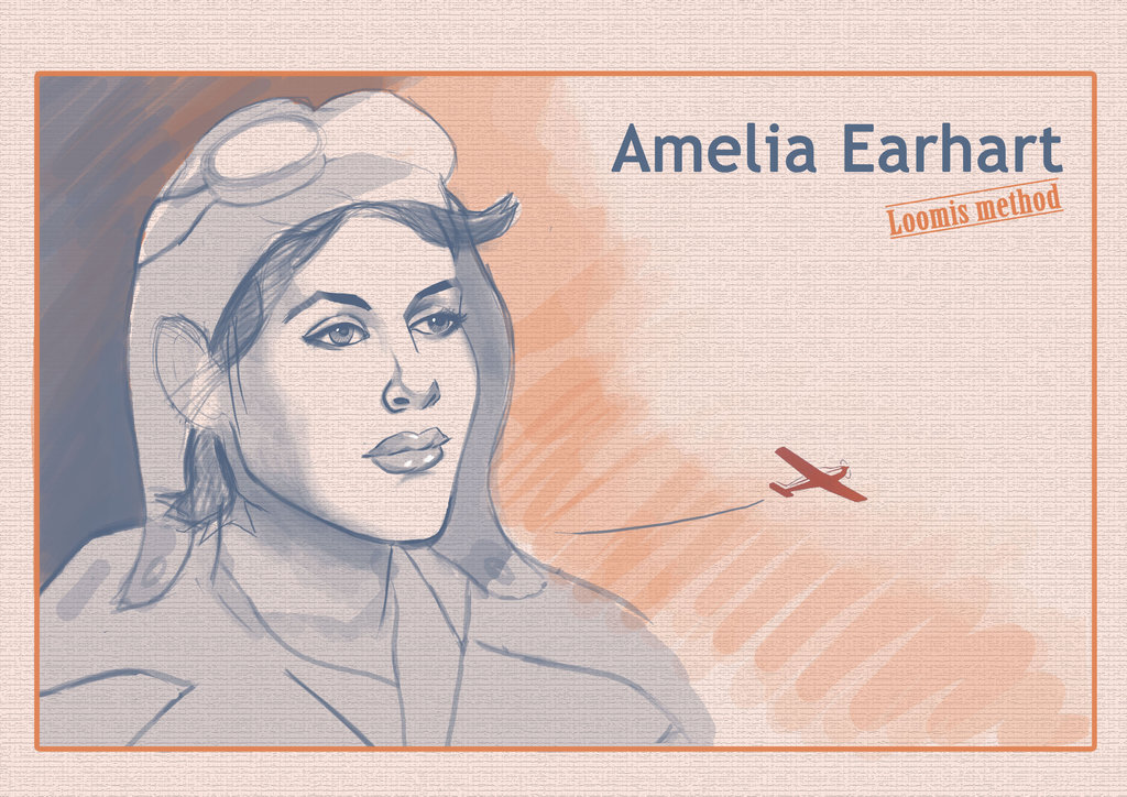 Amelia Earhart By Darinhuddy