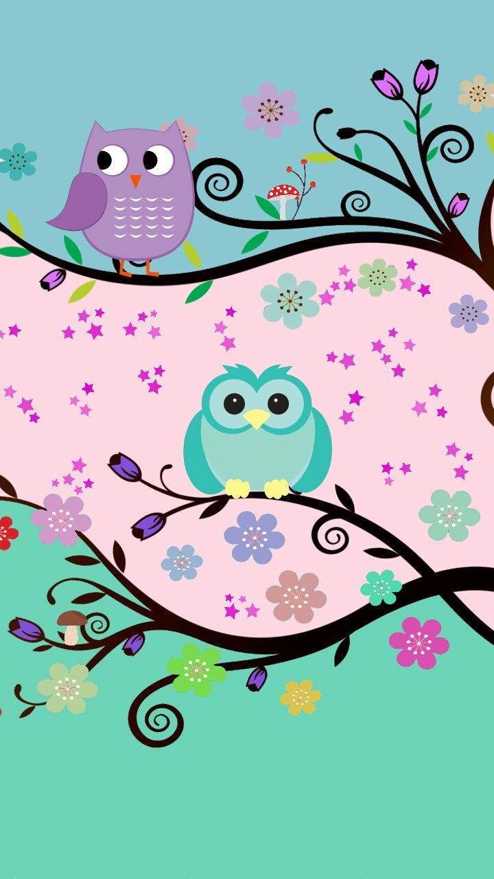 Cartoon Owl Wallpaper Top Background