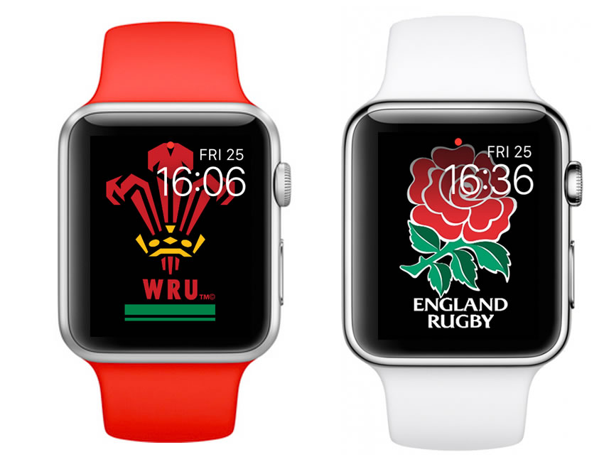 Apple Watch Wallpaper England And Wales Rugby World Cup Faces