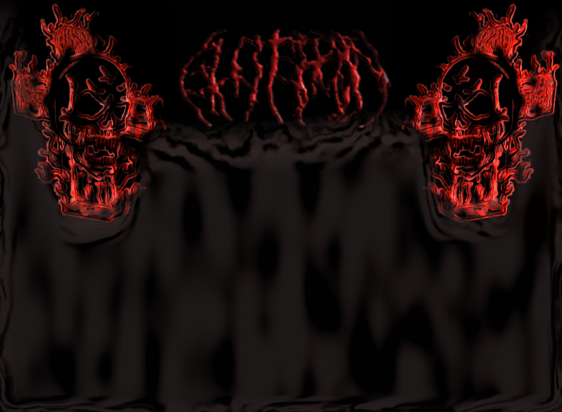 Flaming Skulls Wallpaper