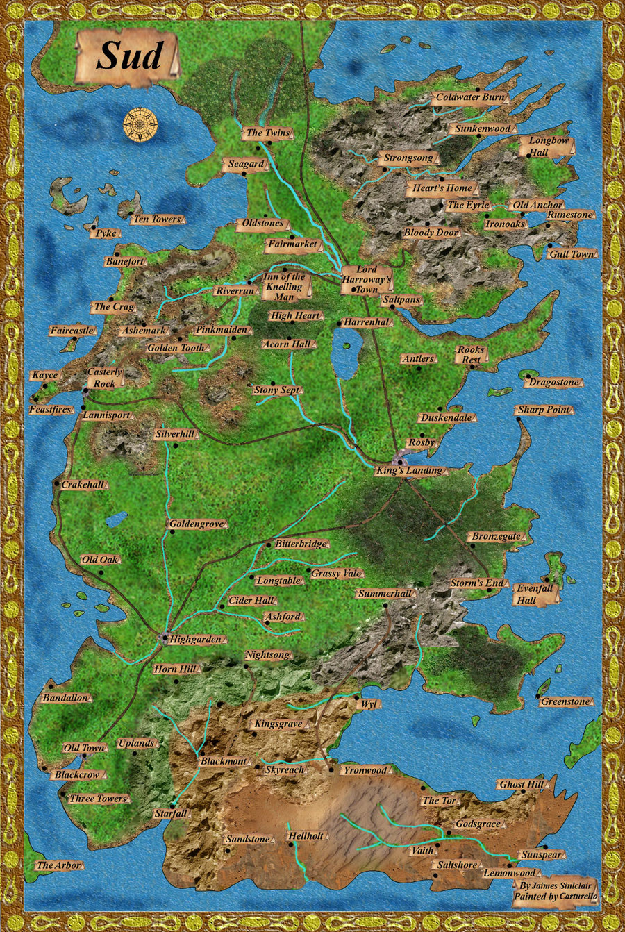 Westeros Map by carturello