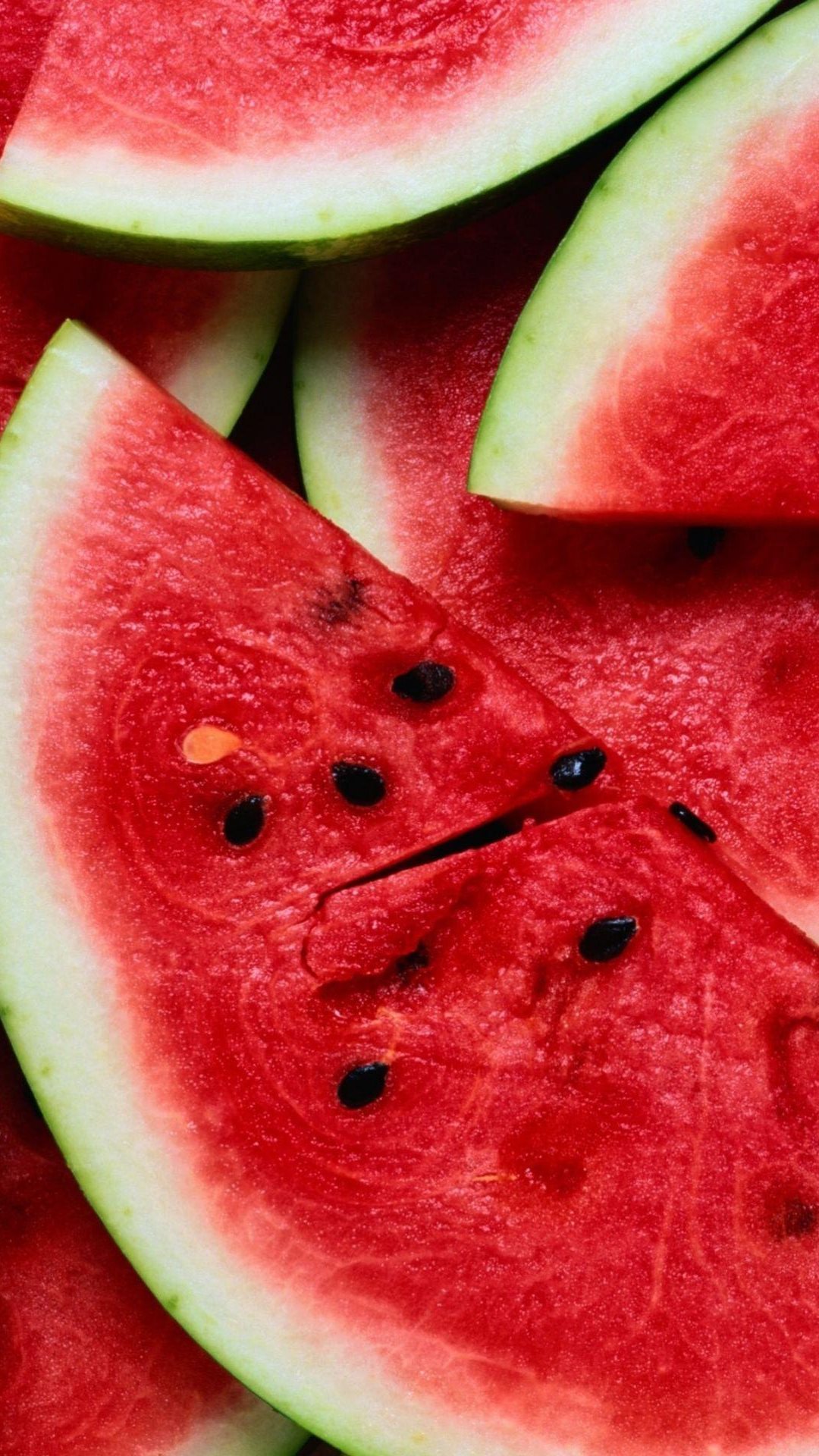 Watermelon Pieces Lockscreen Android Wallpaper free download
