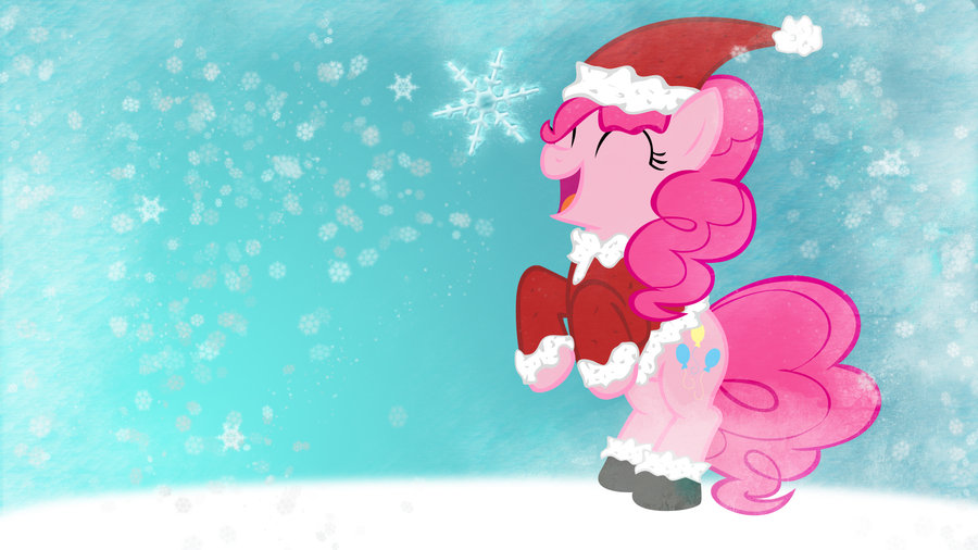Pinkie Pie Christmas Wallpaper By Phantombadger
