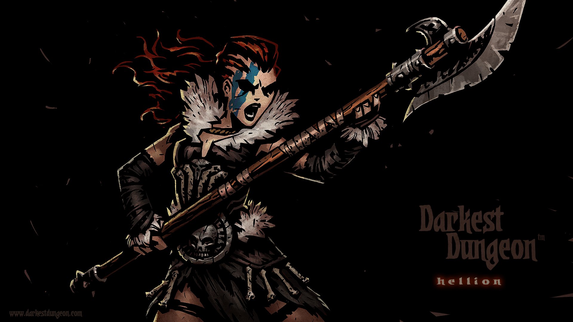 DARKEST DUNGEON fantasy dark warrior game games adventure ru wallpaper 1920x1080