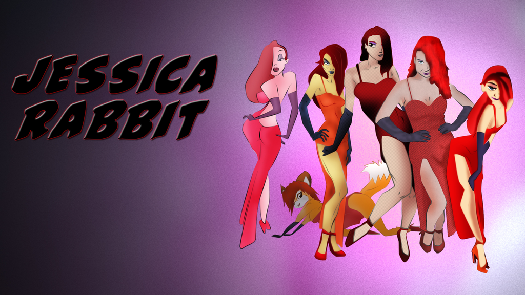 Jessica Rabbits Wallpaper by jackcrowder on
