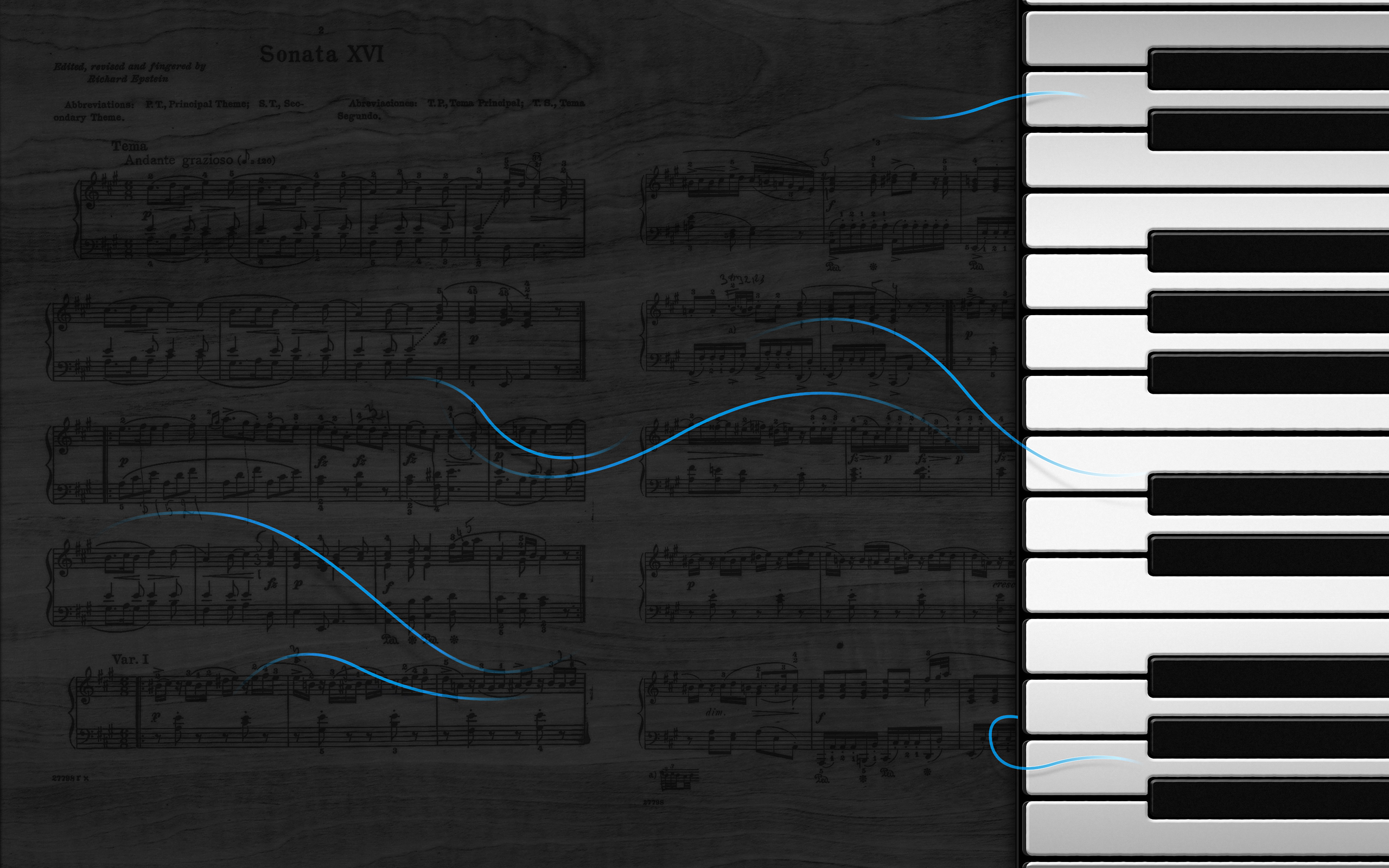 Music Notes And Piano Wallpaper