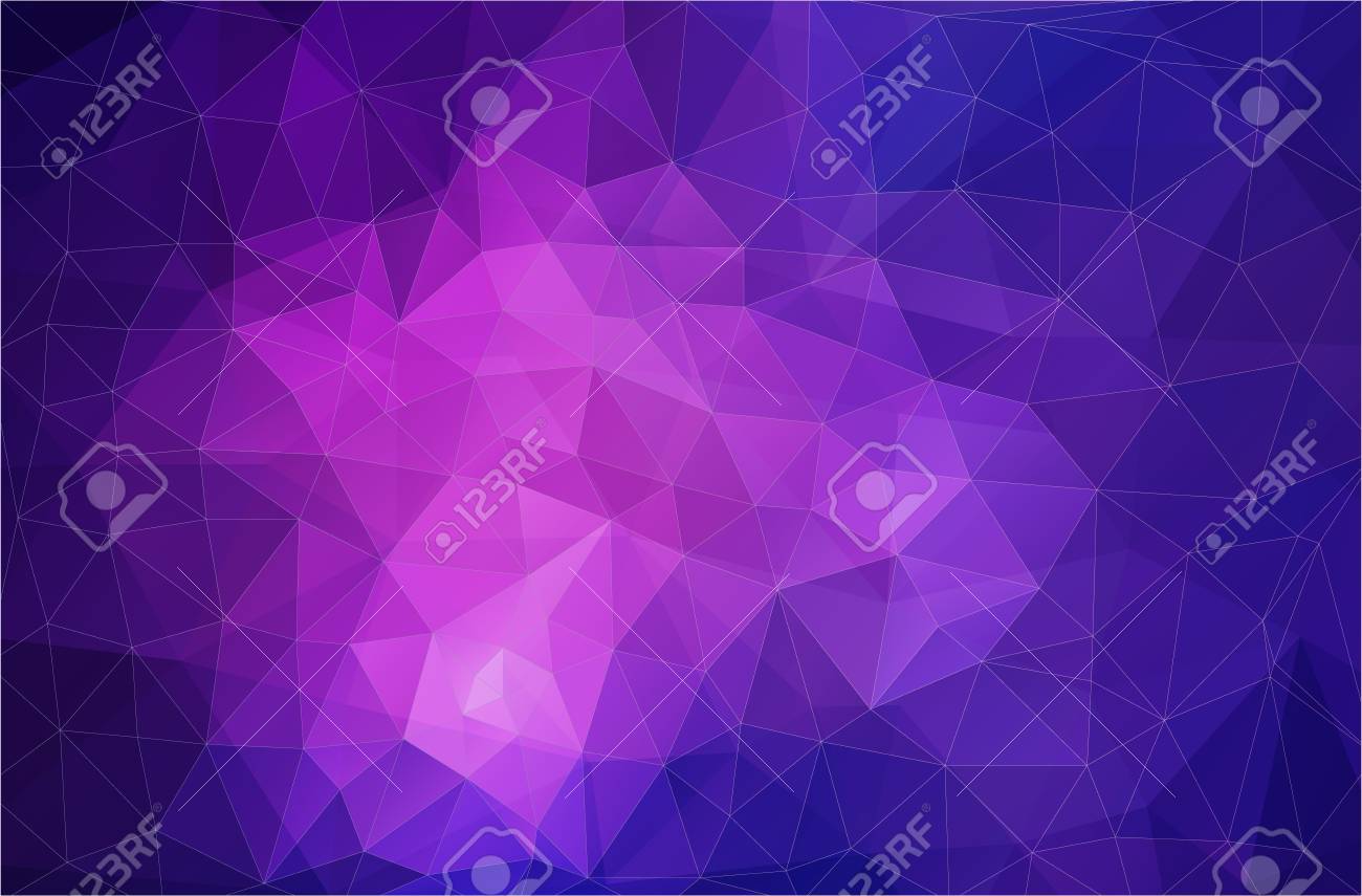 Flat Violet Triangle Geometric Wallpaper Royalty Cliparts
