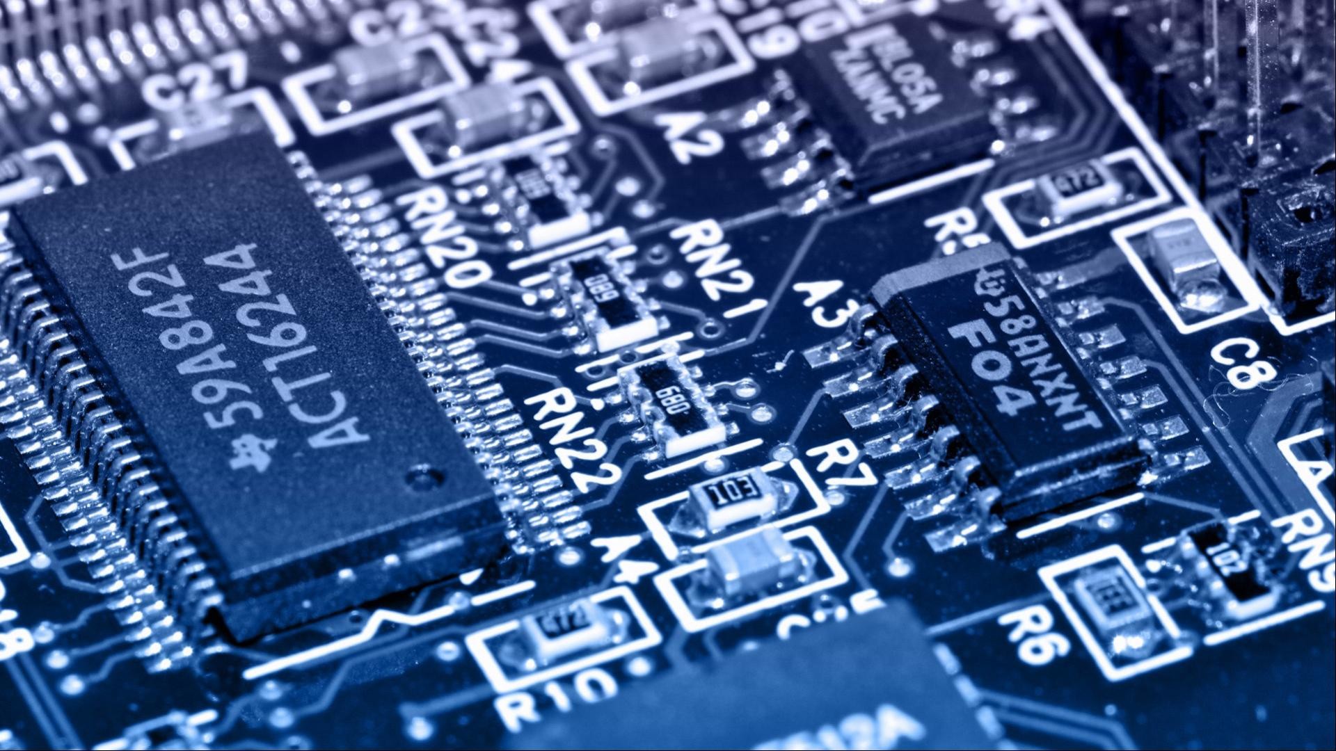 Computer Chip Wallpaper