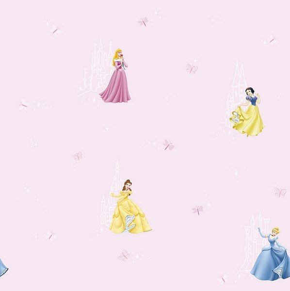 Disney Princess Castle Wallpaper Kidzdens