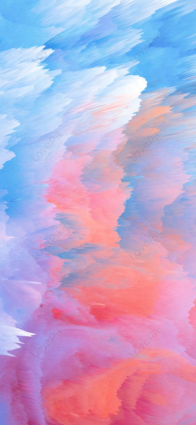 Smoke Color Splashes Mobile Phone Wallpaper Image