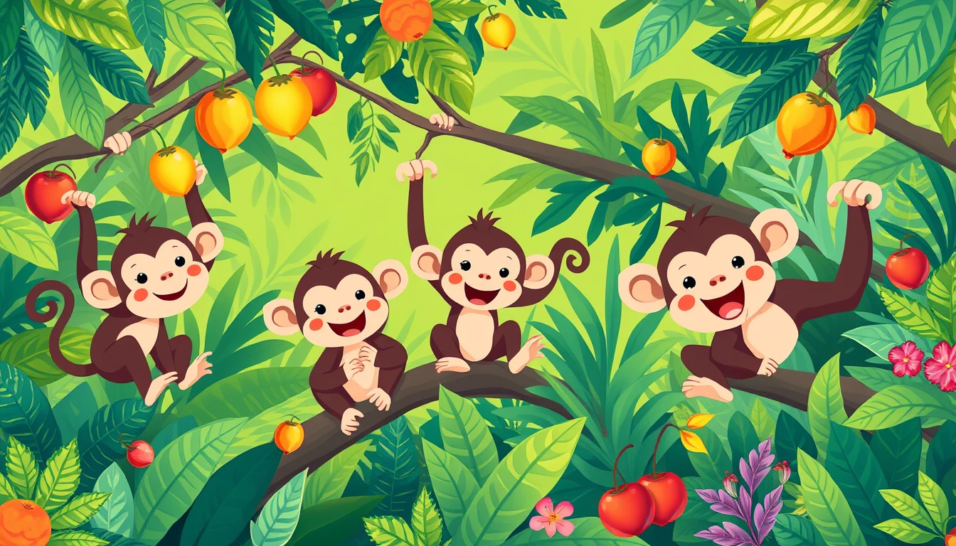 Wallpaper With Monkeys