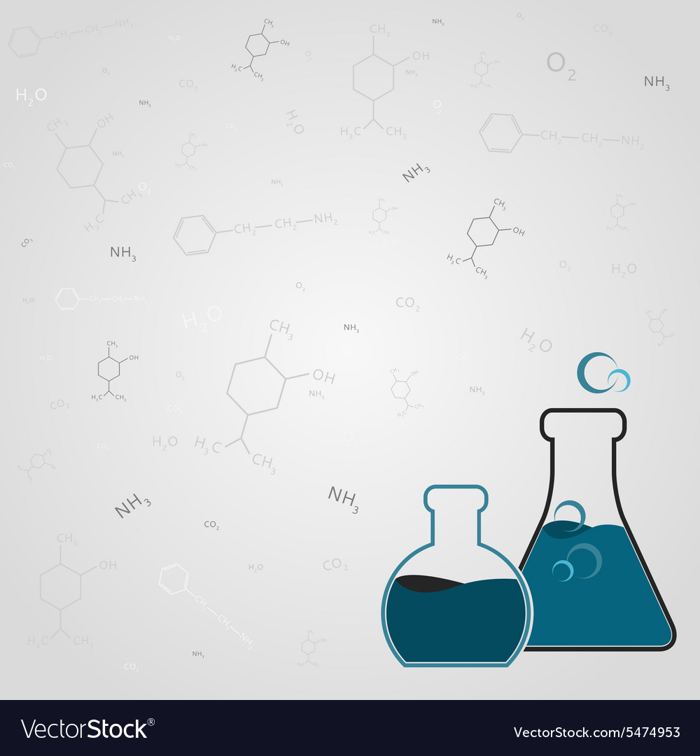 Chemistry Background Royalty Vector Image