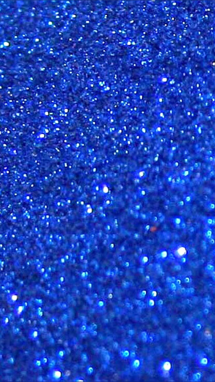 Blue Glitter Wallpaper