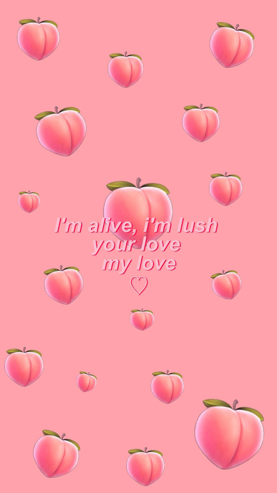 Peach Aesthetic Background Wallpaper
