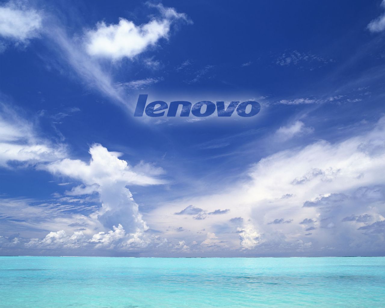 Lenovo Wallpaper Blue Sky Ocean