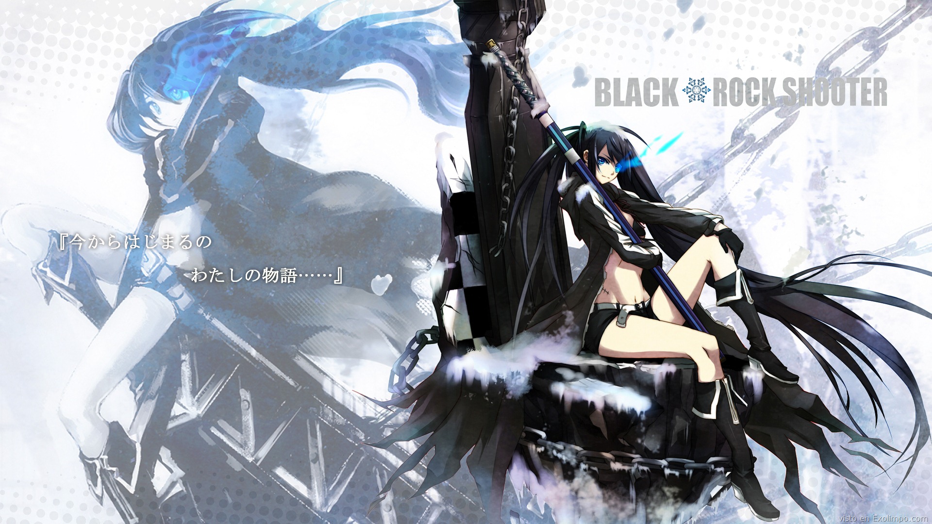Black Rock Shooter Vocaloid Image